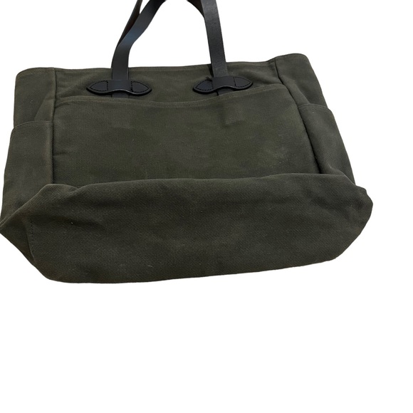 Filson Bags Filson Rugged Twill Canvas Tote Otter Green Black
